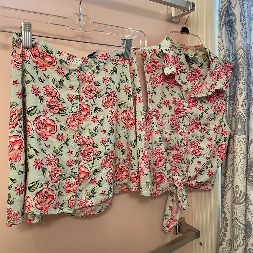 Floral two piece set